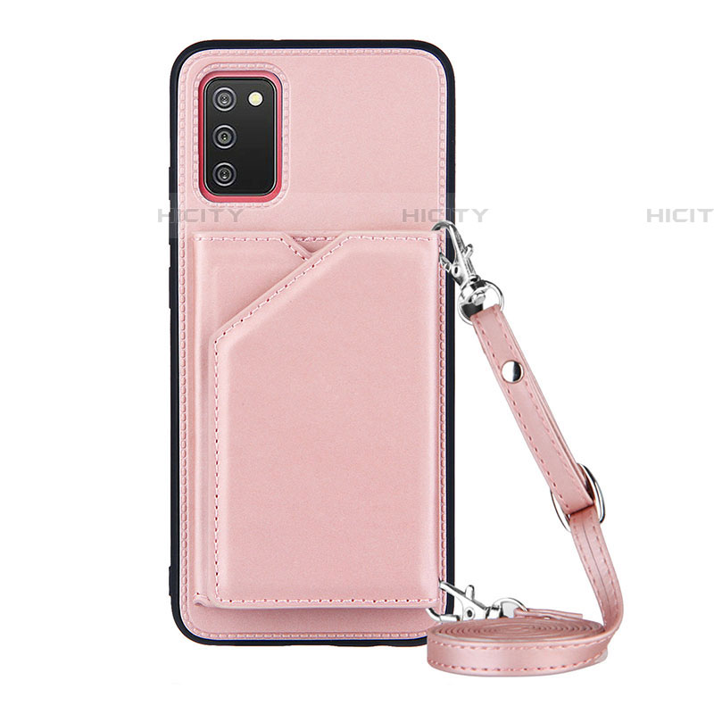 Custodia Lusso Pelle Cover Y02B per Samsung Galaxy A03s