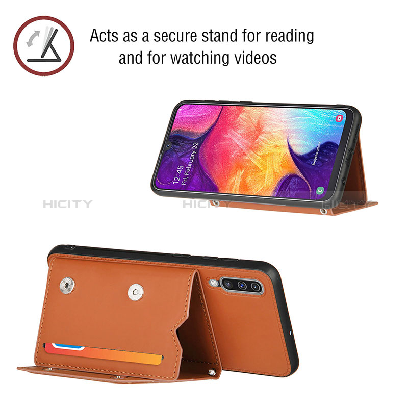 Custodia Lusso Pelle Cover Y02B per Samsung Galaxy A50