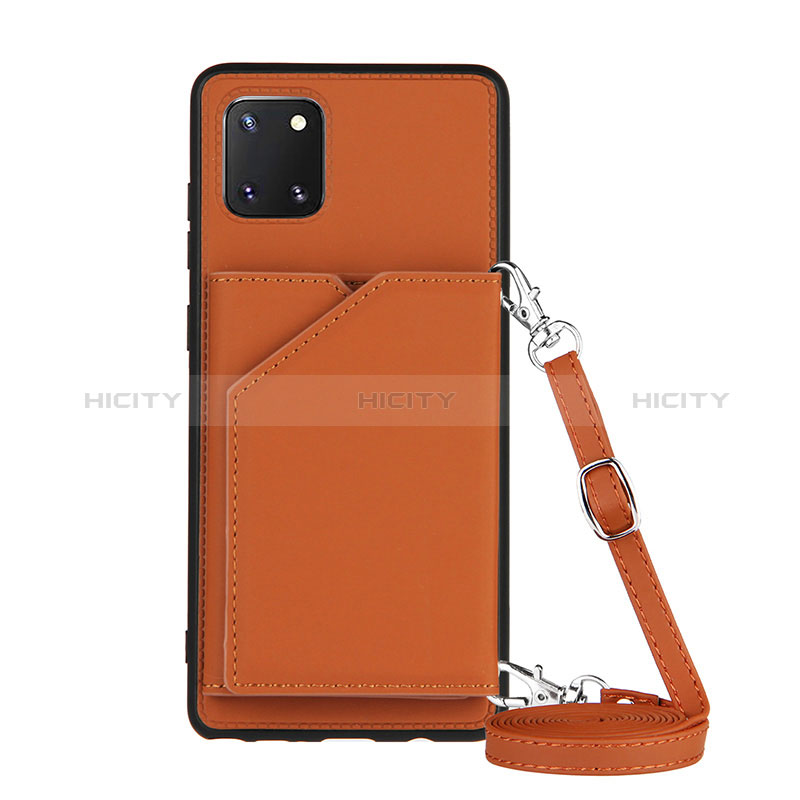 Custodia Lusso Pelle Cover Y02B per Samsung Galaxy A81