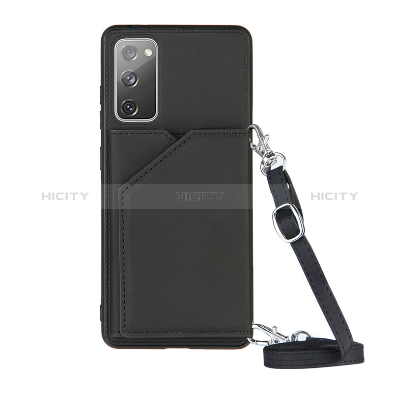 Custodia Lusso Pelle Cover Y02B per Samsung Galaxy S20 Lite 5G Nero