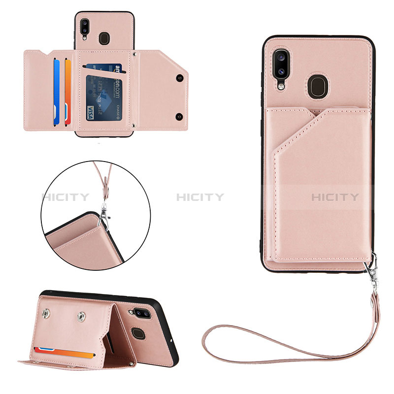 Custodia Lusso Pelle Cover Y03B per Samsung Galaxy A30