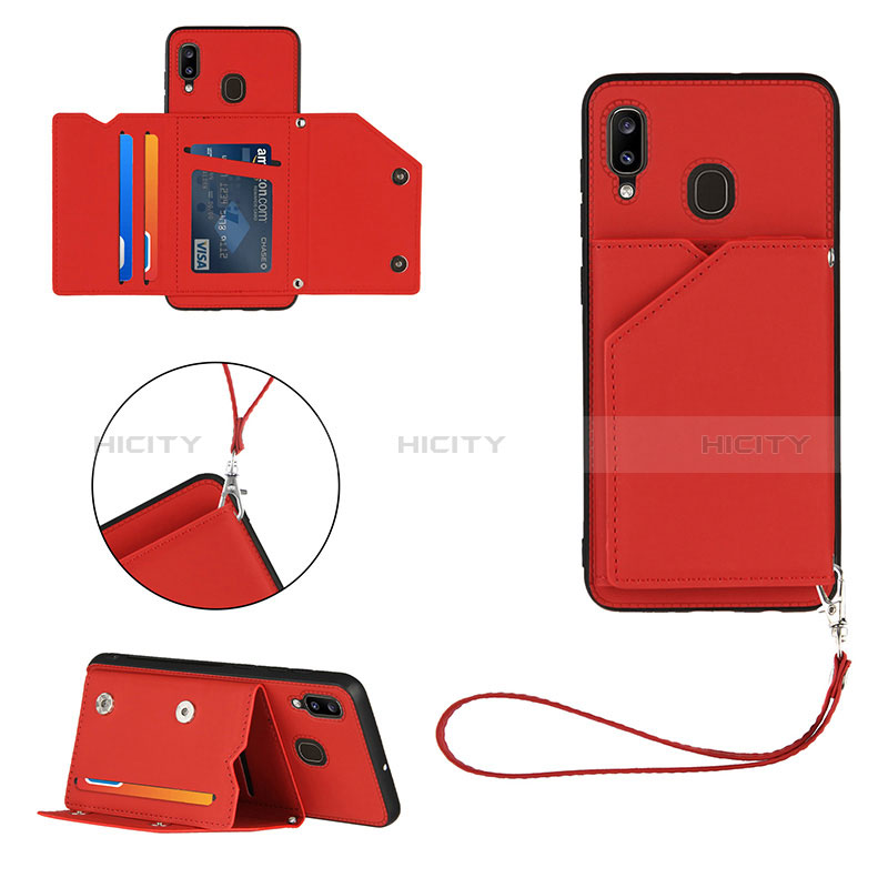 Custodia Lusso Pelle Cover Y03B per Samsung Galaxy A30