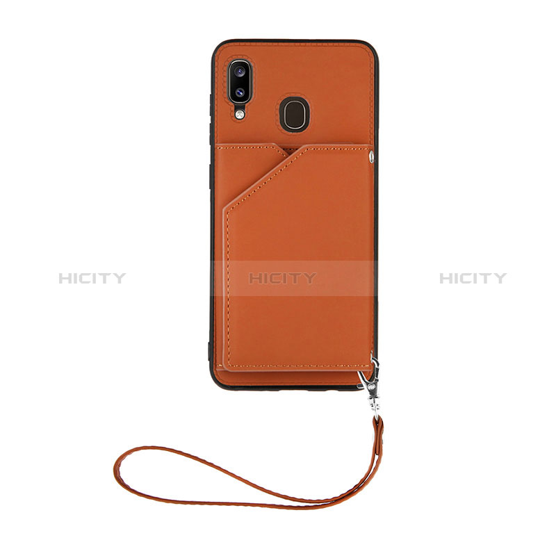 Custodia Lusso Pelle Cover Y03B per Samsung Galaxy A30