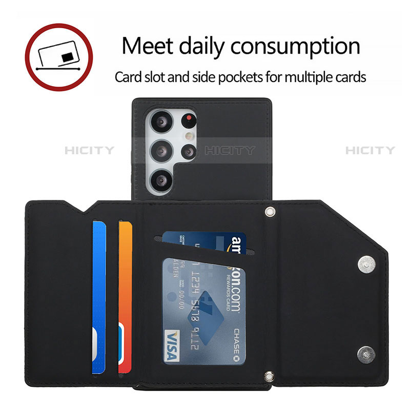 Custodia Lusso Pelle Cover Y03B per Samsung Galaxy S22 Ultra 5G