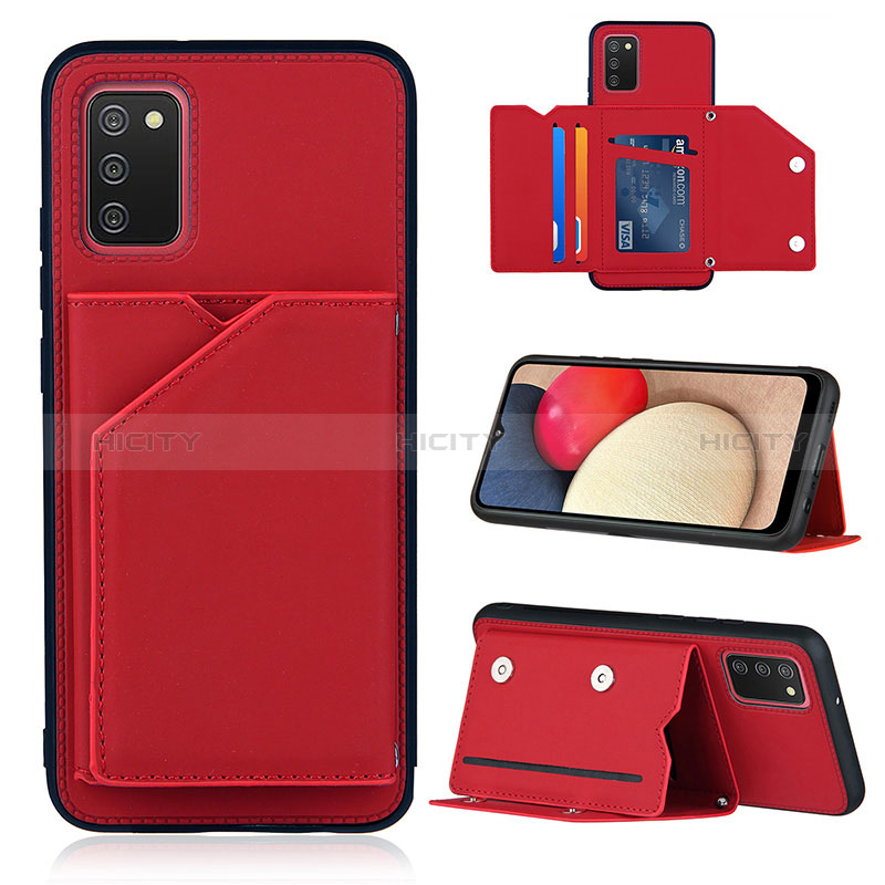 Custodia Lusso Pelle Cover Y04B per Samsung Galaxy A02s