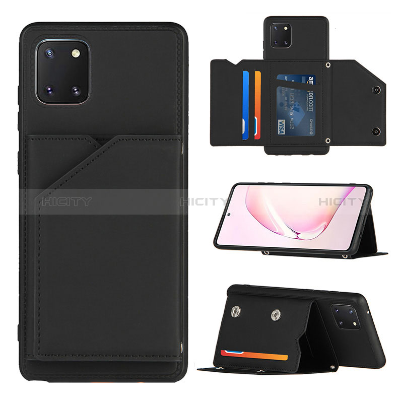 Custodia Lusso Pelle Cover Y04B per Samsung Galaxy A81