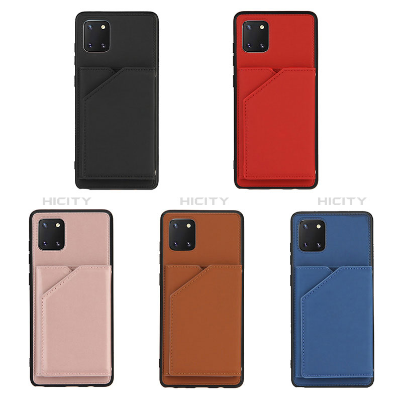 Custodia Lusso Pelle Cover Y04B per Samsung Galaxy A81