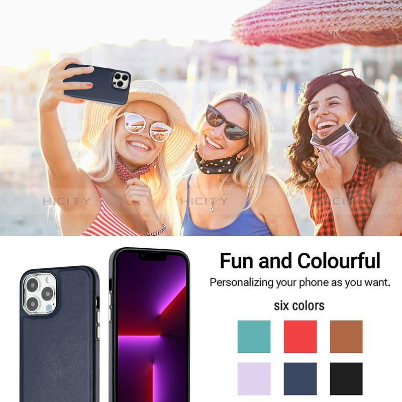 Custodia Lusso Pelle Cover Y07B per Apple iPhone 13 Pro