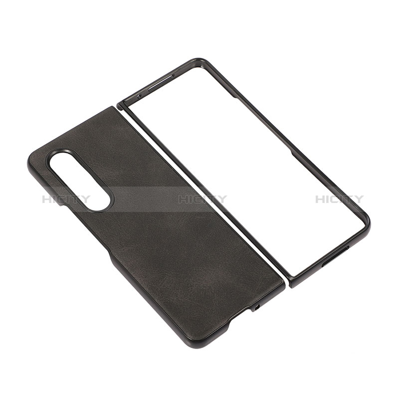 Custodia Lusso Pelle e Plastica Opaca Cover B01 per Samsung Galaxy Z Fold3 5G
