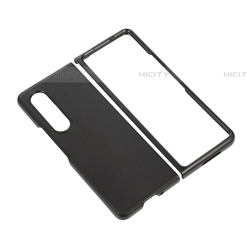 Custodia Lusso Pelle e Plastica Opaca Cover B04 per Samsung Galaxy Z Fold4 5G