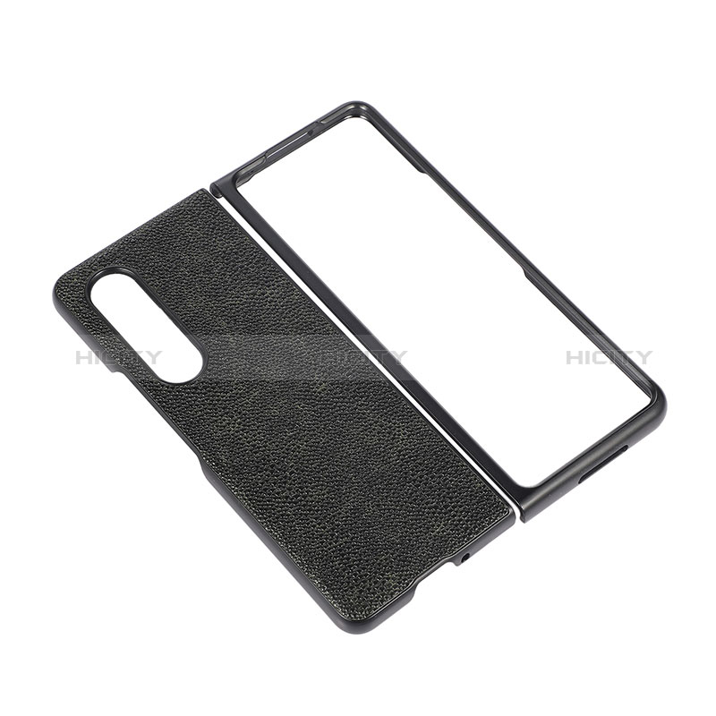 Custodia Lusso Pelle e Plastica Opaca Cover B07 per Samsung Galaxy Z Fold3 5G