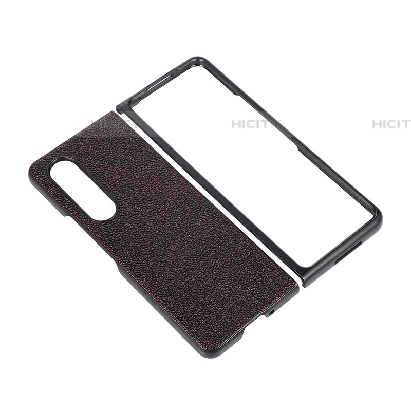 Custodia Lusso Pelle e Plastica Opaca Cover B07 per Samsung Galaxy Z Fold4 5G