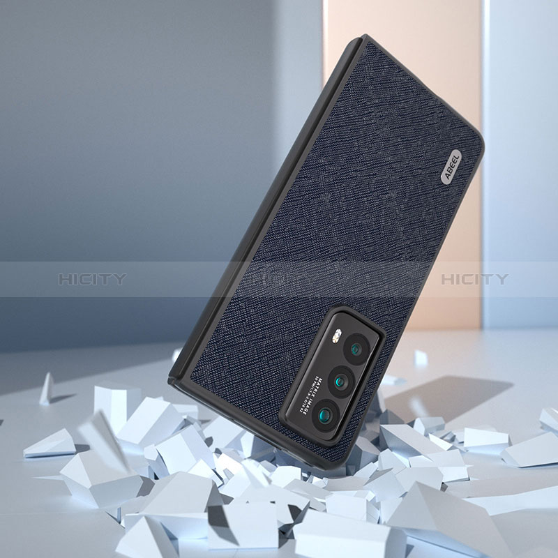 Custodia Lusso Pelle e Plastica Opaca Cover B20H per Huawei Honor Magic Vs2 5G