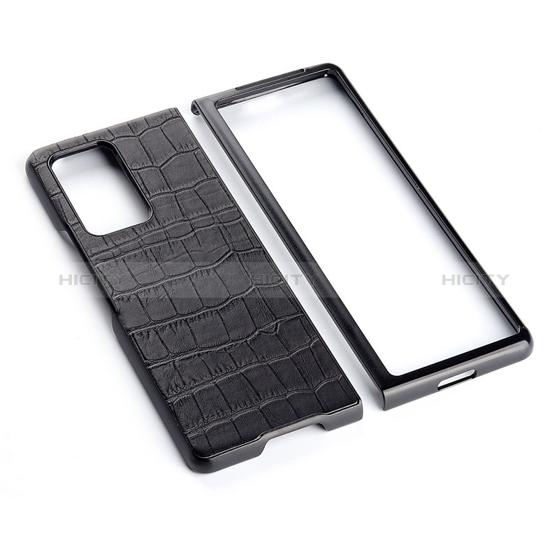 Custodia Lusso Pelle e Plastica Opaca Cover BH3 per Samsung Galaxy Z Fold2 5G