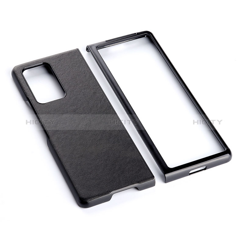 Custodia Lusso Pelle e Plastica Opaca Cover BH4 per Samsung Galaxy Z Fold2 5G