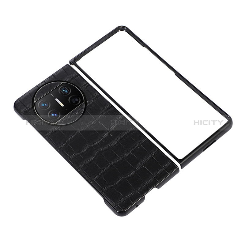 Custodia Lusso Pelle e Plastica Opaca Cover BH6 per Huawei Mate X5