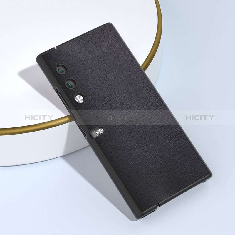 Custodia Lusso Pelle e Plastica Opaca Cover BH8 per Huawei Honor V Purse 5G