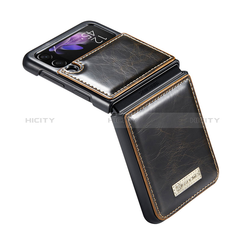 Custodia Lusso Pelle e Plastica Opaca Cover CS1 per Samsung Galaxy Z Flip3 5G