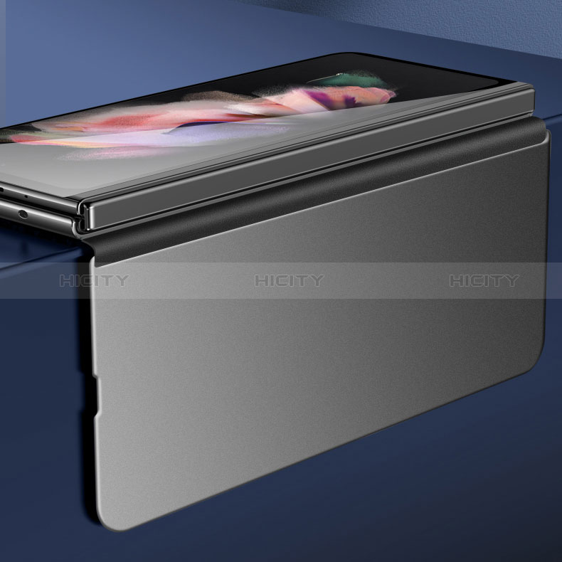 Custodia Lusso Pelle e Plastica Opaca Cover L02 per Samsung Galaxy Z Fold3 5G