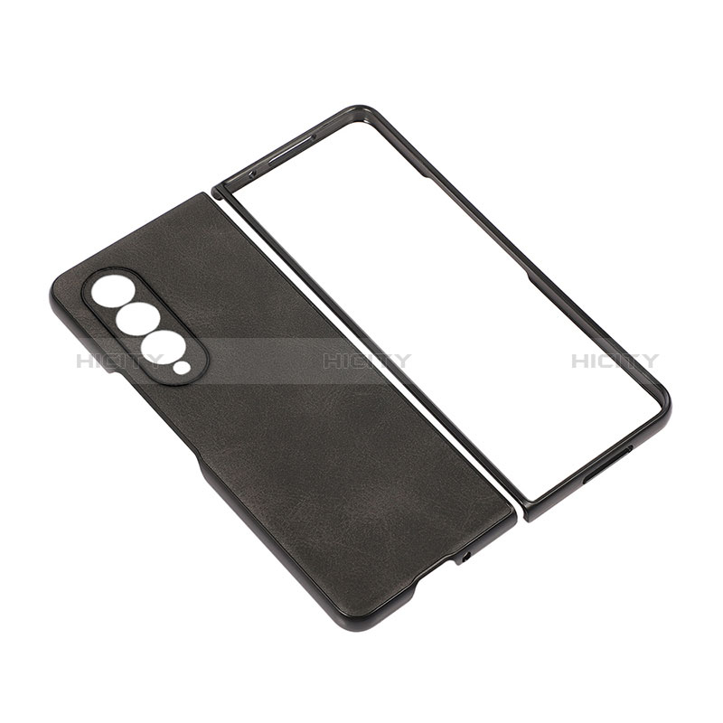 Custodia Lusso Pelle e Plastica Opaca Cover R02 per Samsung Galaxy Z Fold3 5G