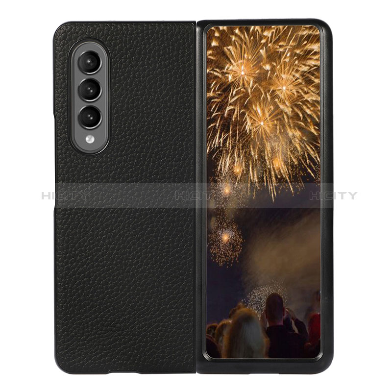 Custodia Lusso Pelle e Plastica Opaca Cover R03 per Samsung Galaxy Z Fold3 5G