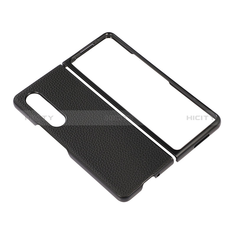 Custodia Lusso Pelle e Plastica Opaca Cover R03 per Samsung Galaxy Z Fold3 5G
