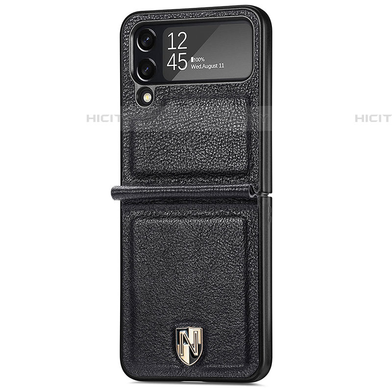 Custodia Lusso Pelle e Plastica Opaca Cover R05 per Samsung Galaxy Z Flip4 5G