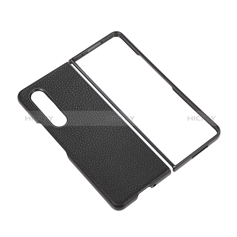 Custodia Lusso Pelle e Plastica Opaca Cover R05 per Samsung Galaxy Z Fold3 5G