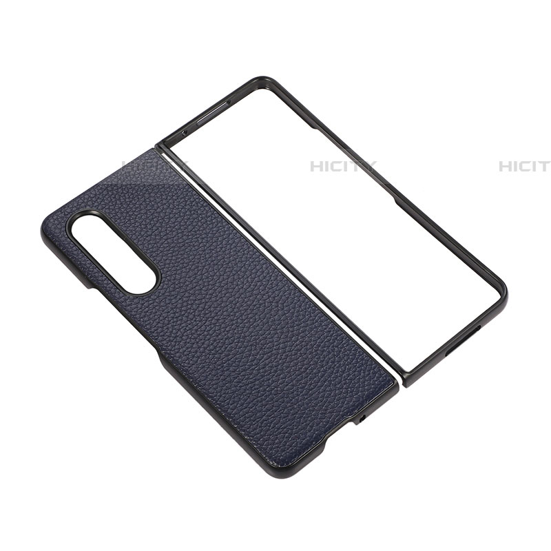 Custodia Lusso Pelle e Plastica Opaca Cover R05 per Samsung Galaxy Z Fold4 5G