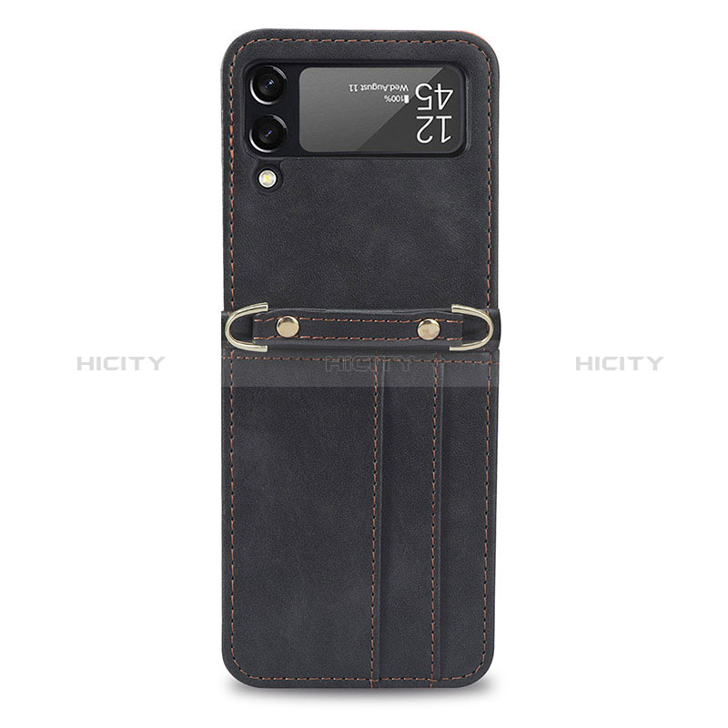 Custodia Lusso Pelle e Plastica Opaca Cover R06 per Samsung Galaxy Z Flip3 5G