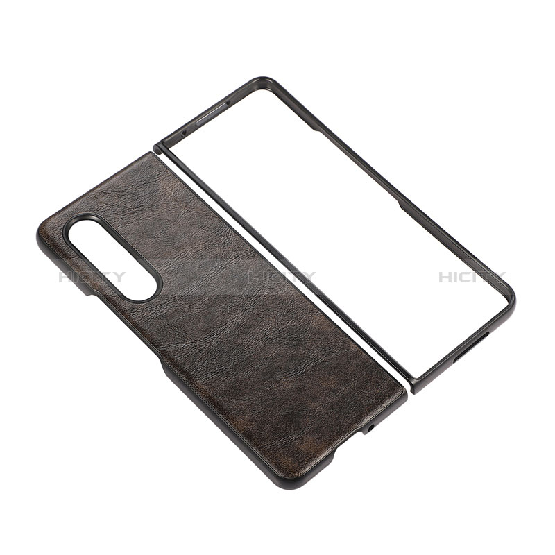 Custodia Lusso Pelle e Plastica Opaca Cover R07 per Samsung Galaxy Z Fold3 5G