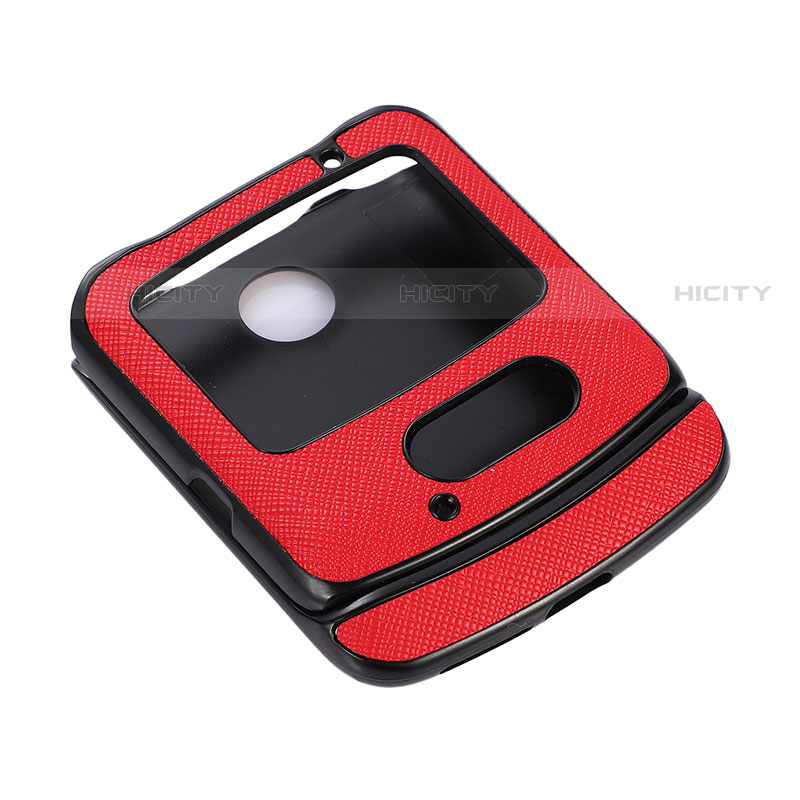 Custodia Lusso Pelle e Plastica Opaca Cover S01 per Motorola Moto RAZR (2022) 5G