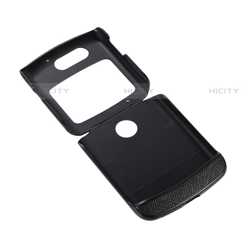 Custodia Lusso Pelle e Plastica Opaca Cover S01 per Motorola Moto RAZR (2022) 5G