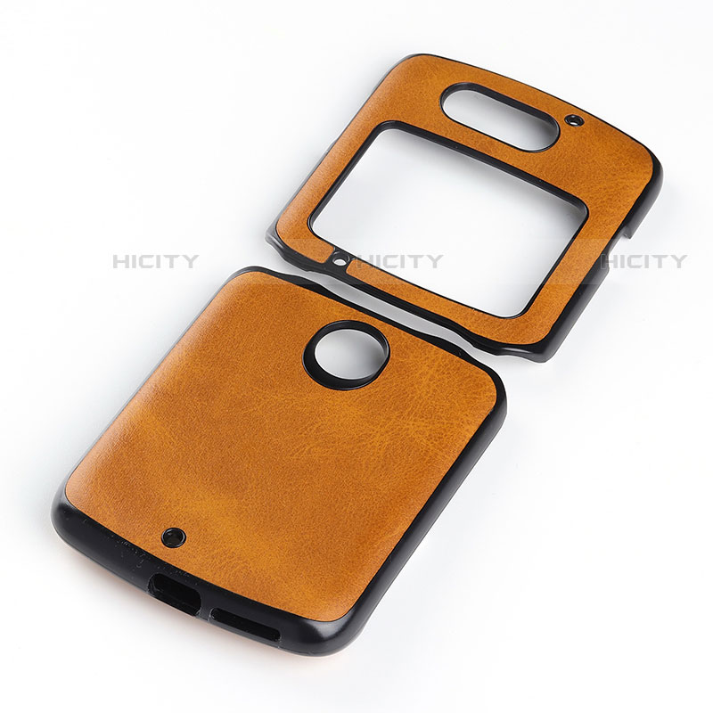 Custodia Lusso Pelle e Plastica Opaca Cover S02 per Motorola Moto RAZR (2022) 5G