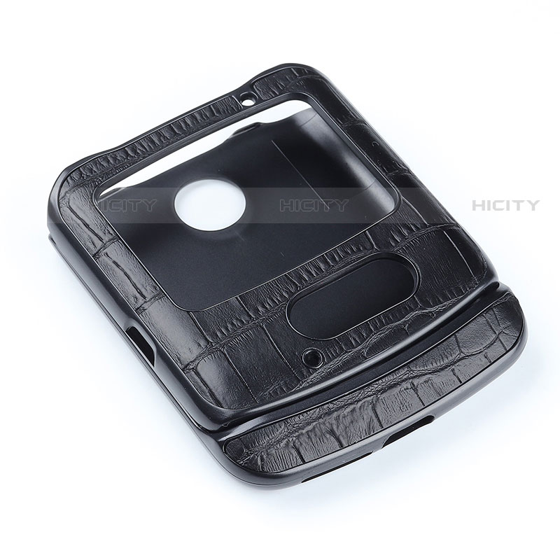 Custodia Lusso Pelle e Plastica Opaca Cover S04 per Motorola Moto RAZR (2022) 5G