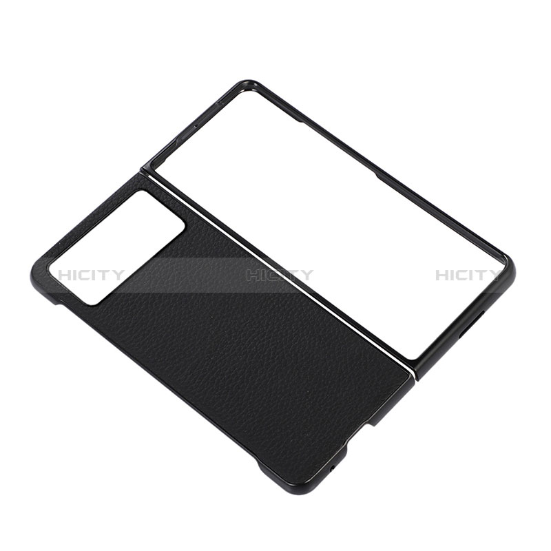 Custodia Lusso Pelle e Plastica Opaca Cover S05 per Xiaomi Mix Fold 2 5G