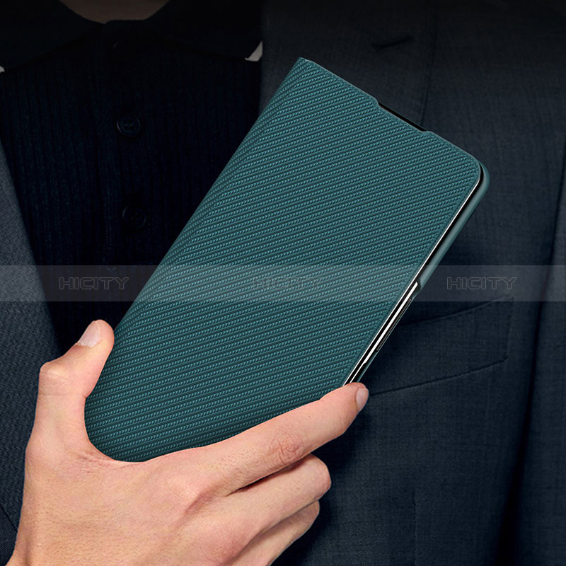Custodia Lusso Pelle e Plastica Opaca Cover S07 per Samsung Galaxy Z Fold2 5G