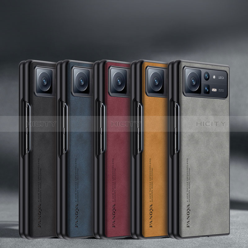 Custodia Lusso Pelle e Plastica Opaca Cover S10 per Xiaomi Mix Fold 2 5G