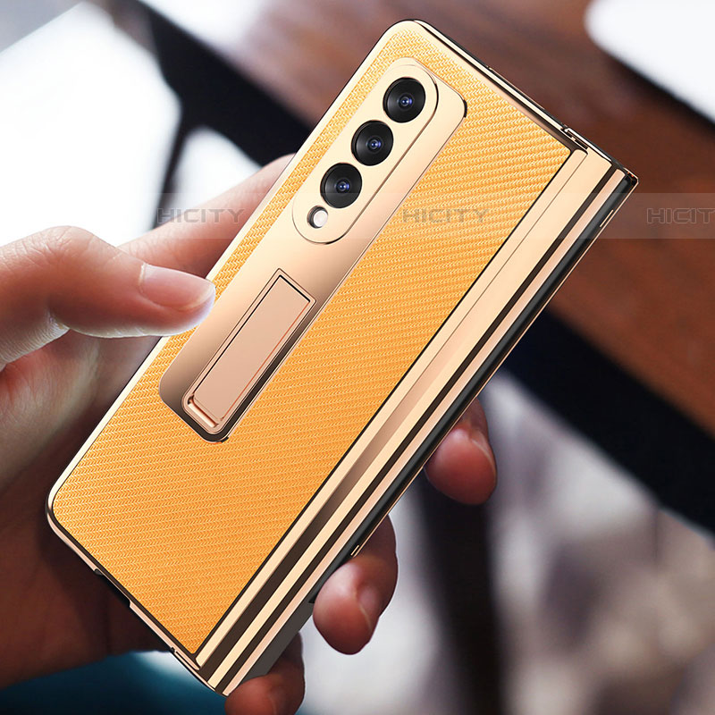 Custodia Lusso Pelle e Plastica Opaca Cover ZL3 per Samsung Galaxy Z Fold4 5G