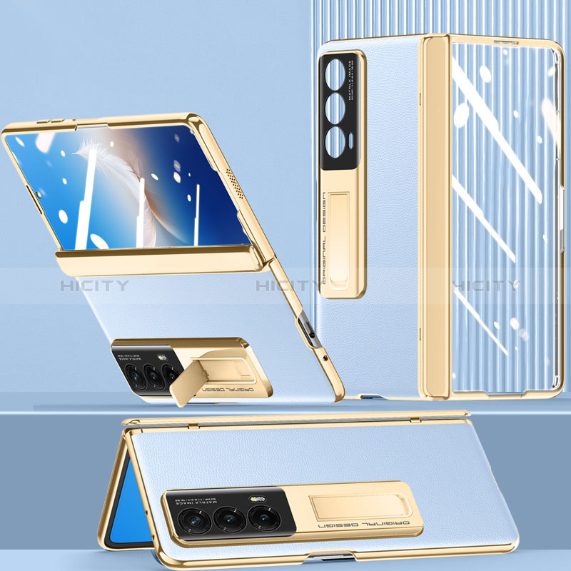 Custodia Lusso Pelle e Plastica Opaca Cover ZL6 per Huawei Honor Magic Vs2 5G