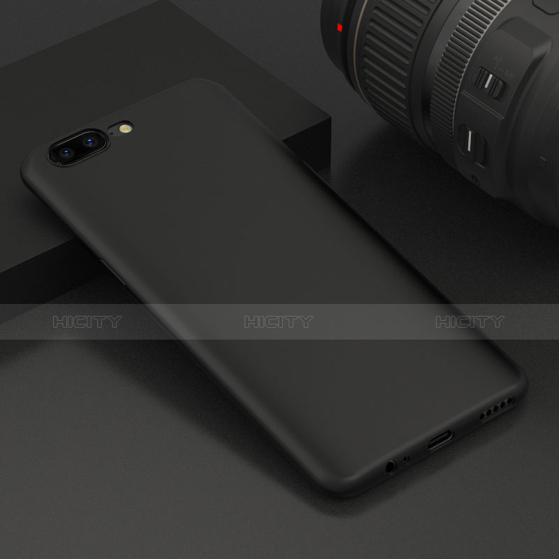 Custodia Morbida Silicone Lucido per OnePlus 5 Nero