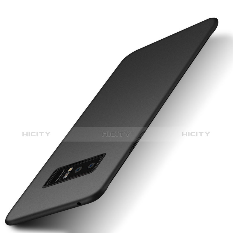 Custodia Morbida Silicone Lucido per Samsung Galaxy Note 8 Duos N950F Nero
