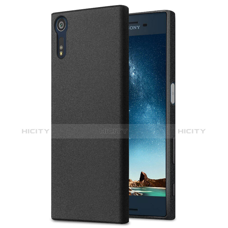 Custodia Morbida Silicone Lucido per Sony Xperia XZ Nero