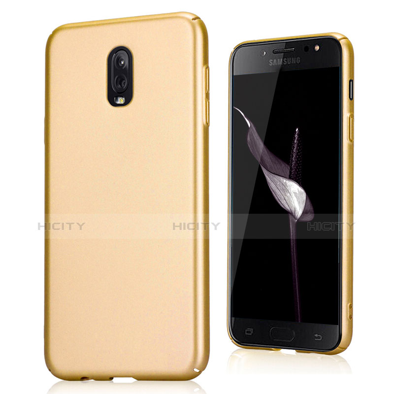 Custodia Plastica Cover Rigida Sabbie Mobili per Samsung Galaxy C8 C710F Oro