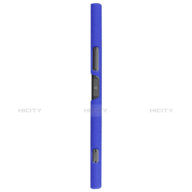 Custodia Plastica Cover Rigida Sabbie Mobili per Sony Xperia XZ1 Blu