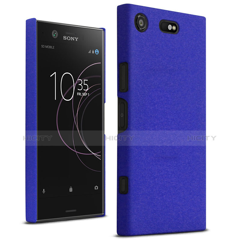 Custodia Plastica Cover Rigida Sabbie Mobili per Sony Xperia XZ1 Compact Blu