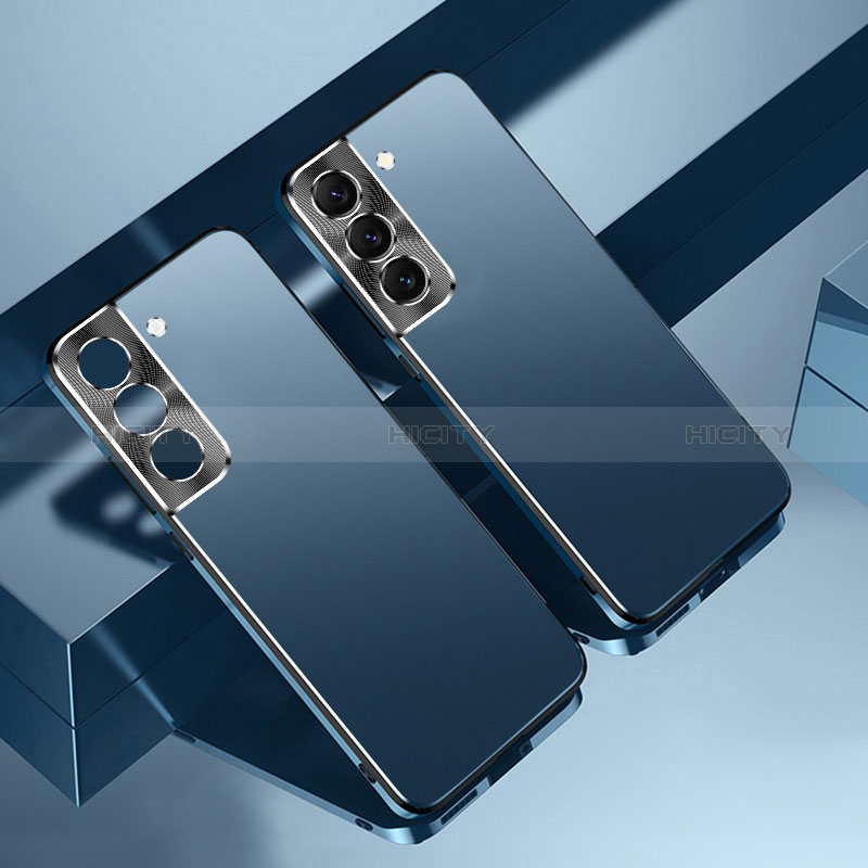 Custodia Plastica Rigida Cover Opaca AT1 per Samsung Galaxy S24 5G Blu