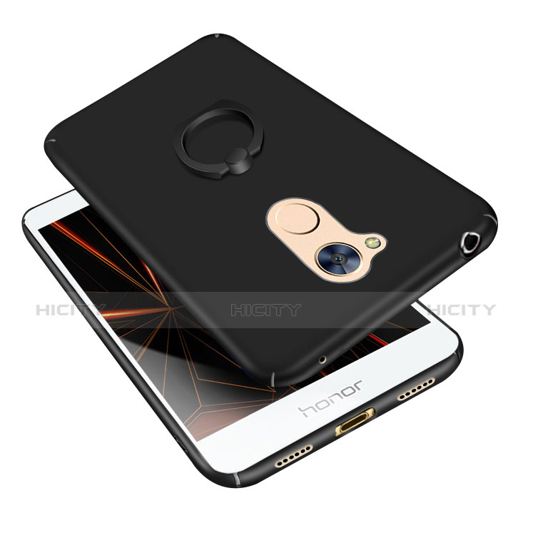 Custodia Plastica Rigida Cover Opaca con Anello Supporto A01 per Huawei Honor 6A