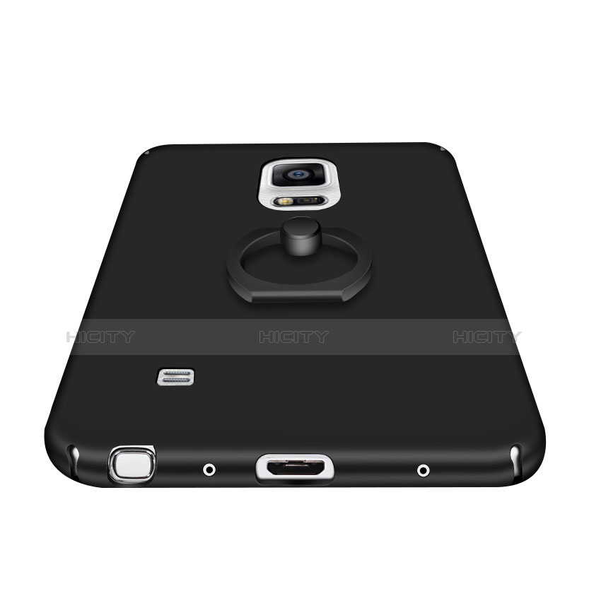 Custodia Plastica Rigida Cover Opaca con Anello Supporto A01 per Samsung Galaxy Note 4 SM-N910F