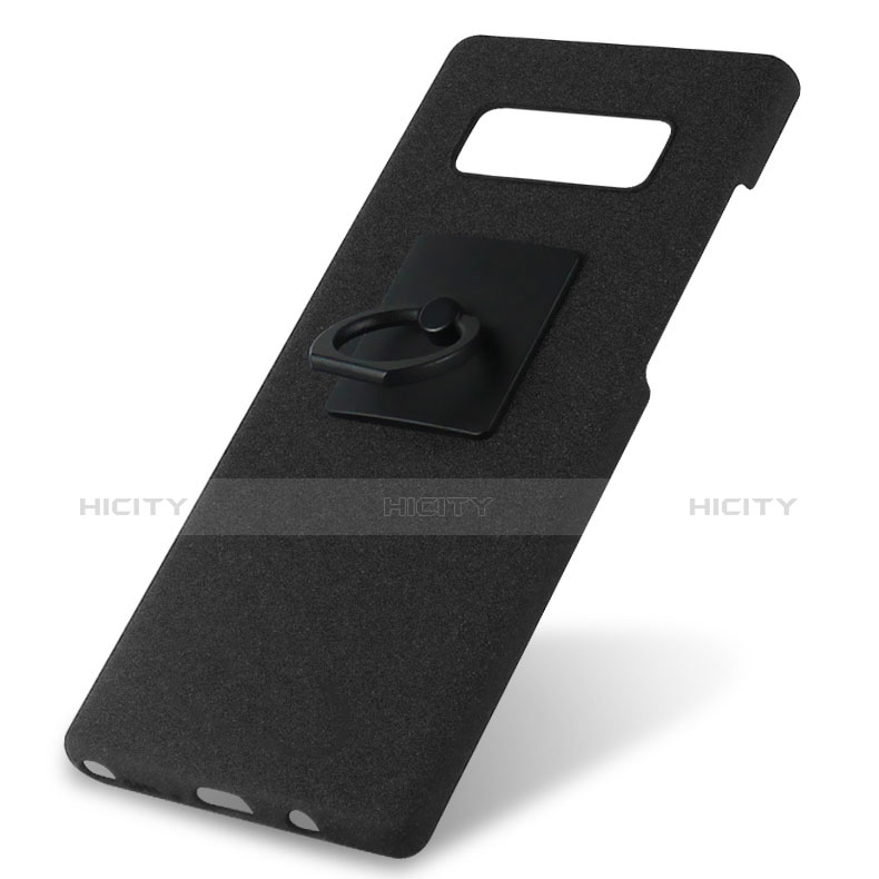 Custodia Plastica Rigida Cover Opaca con Anello Supporto A01 per Samsung Galaxy Note 8 Duos N950F